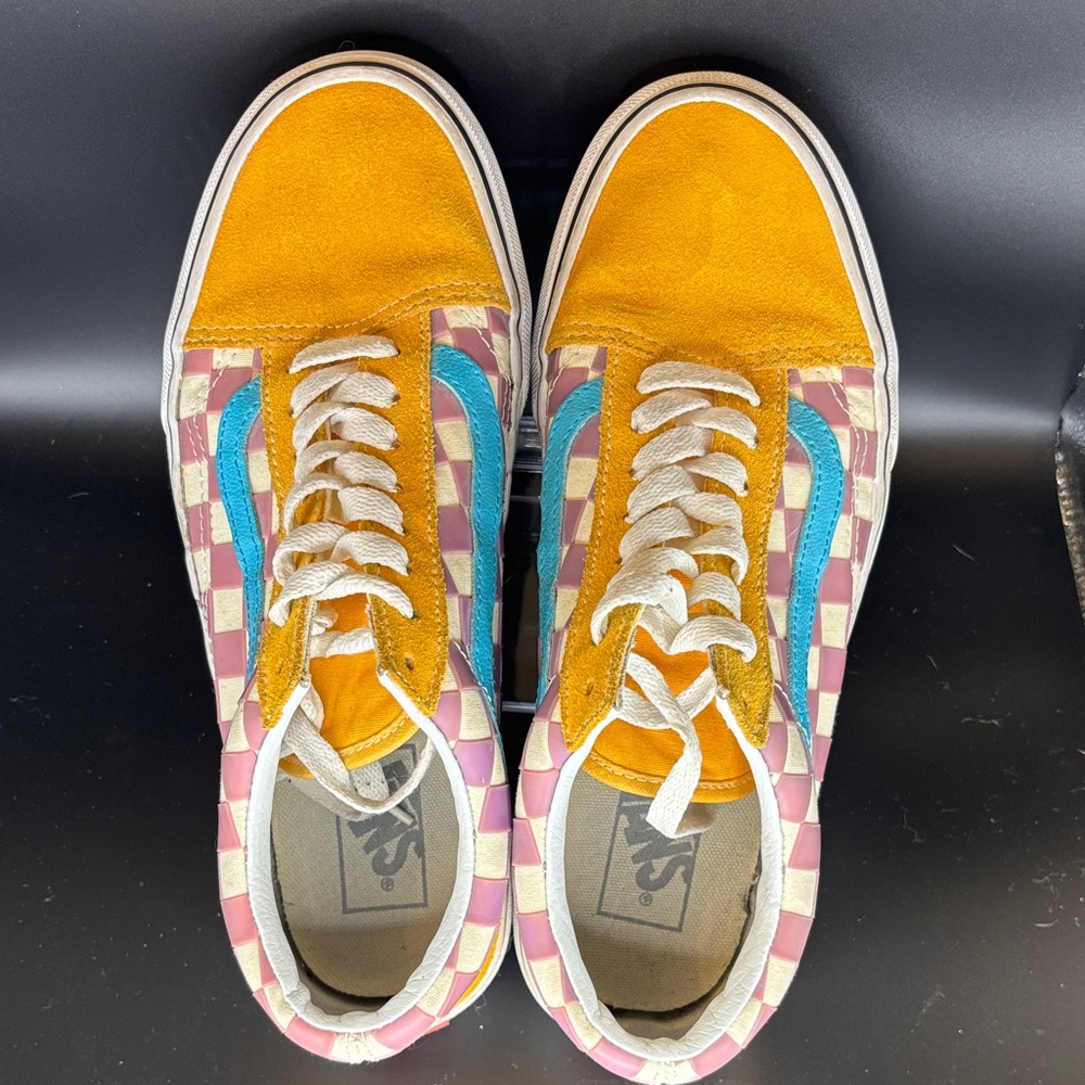 Vans Old Skool Thermochrome Checkerboard Suede Sneakers Rare find! - Picture 3 of 9